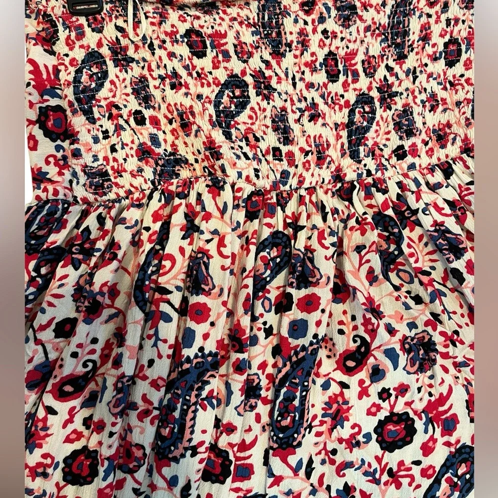 Zara Floral Paisley Strapless Maxi Dress - Eurosummer cruise wear - Picture 4 of 4